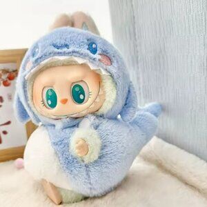 Labubu plush shark costume 2pc no doll